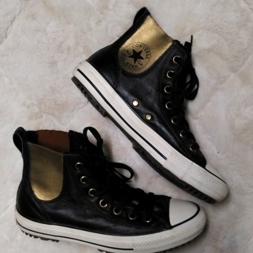Converse All Star Leather High Tops